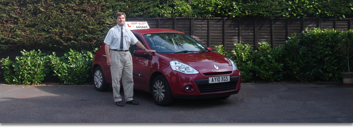 Diss driving instructor Geoff Sillett. Be prepared for the road ahead.